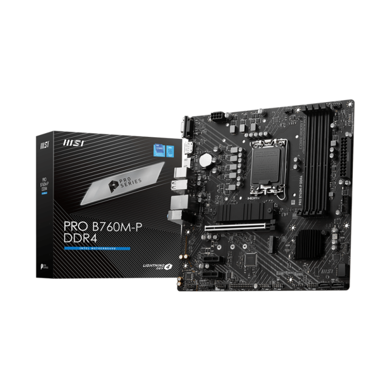 Achetez une carte mère MSI PRO B760M-P DDR4